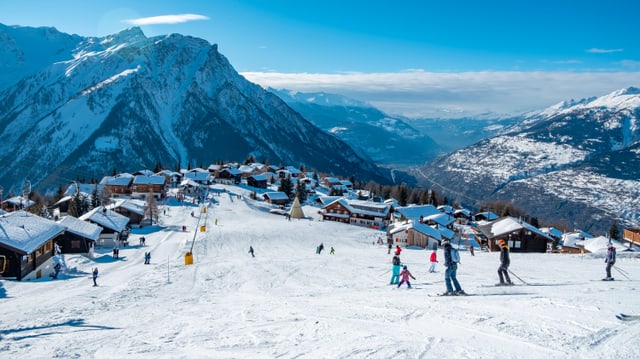 Das Skigebiet Rosswald. Das Skigebiet Rosswald.