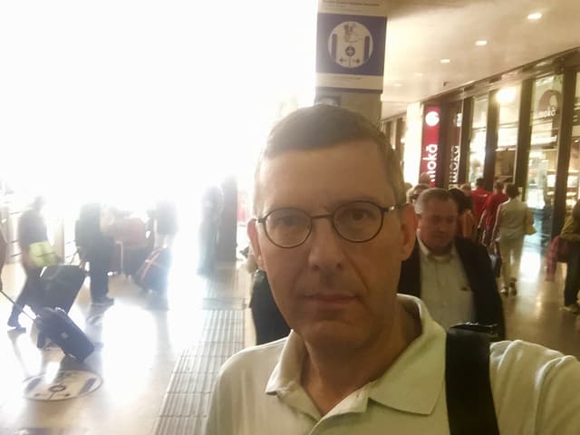 Wo die meisten Rom-Besucher ankommen: Franco Battel am Bahnhof Roma Termini. Wo die meisten Rom-Besucher ankommen: Franco Battel am Bahnhof Roma Termini.