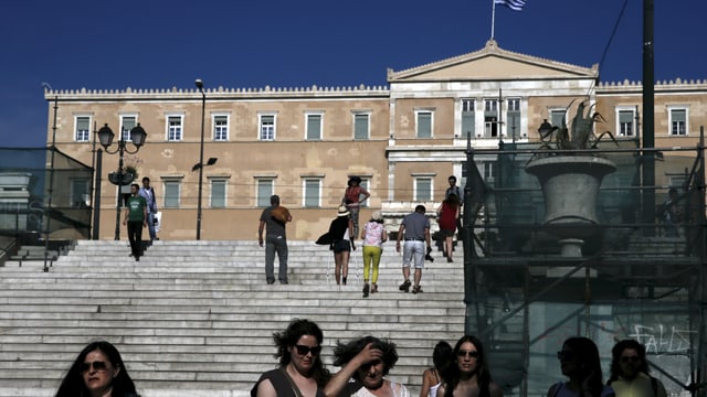 Parlamentsgebäude in Athen