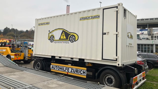 Die «Firebox» der Autohilfe Zürich. Die «Firebox» der Autohilfe Zürich.