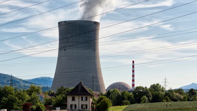 Kühlturm des AKW Gösgen. Kühlturm des AKW Gösgen.