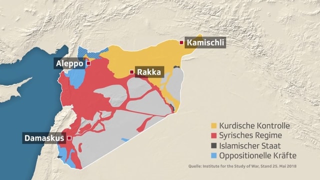 Karte von Syrien Karte von Syrien
