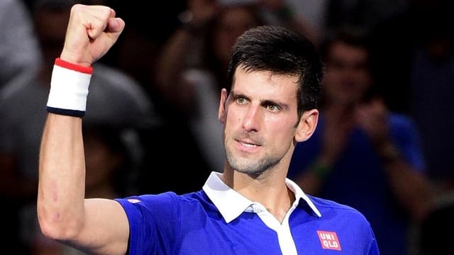 Djokovic ballt die Faust Djokovic ballt die Faust
