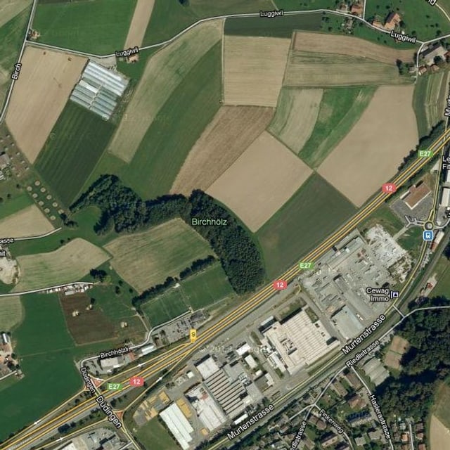 Luftaufnahme der betroffenen Region. Luftaufnahme der betroffenen Region.