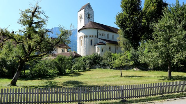 Die Kirche von Amsoldingen. Die Kirche von Amsoldingen.