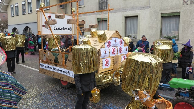 Mohrenkopf-Wagen der Erzbachraspler Mohrenkopf-Wagen der Erzbachraspler