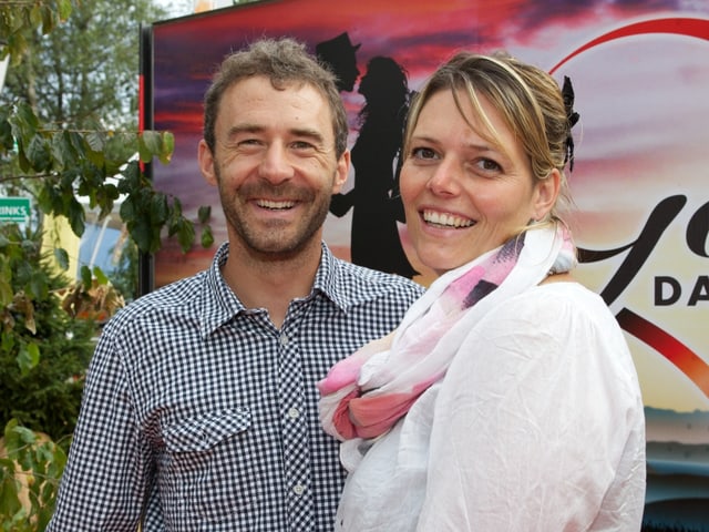 Gian Simmen und seine Frau Petra Gian Simmen und seine Frau Petra