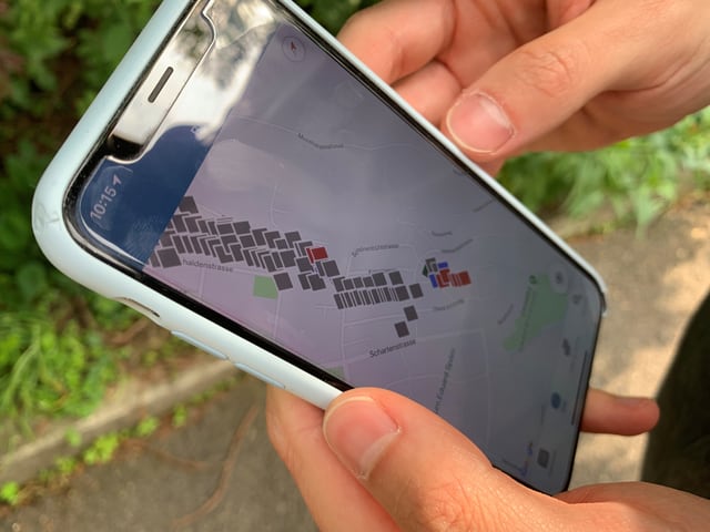 Blick auf die App Blick auf die App