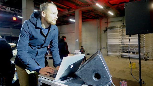 Benedikt Hayoz, der Dirigent der Landwehr. Benedikt Hayoz, der Dirigent der Landwehr.