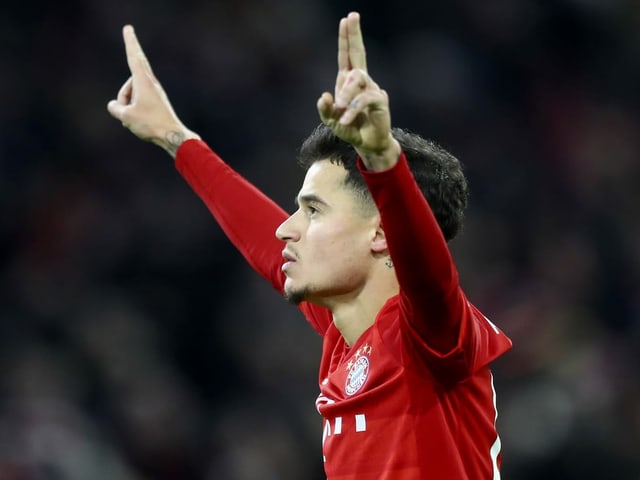 Bayerns Coutinho. Bayerns Coutinho.