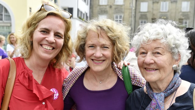 Karin Rykart, Corine Mauch und Ursula Mauch Karin Rykart, Corine Mauch und Ursula Mauch