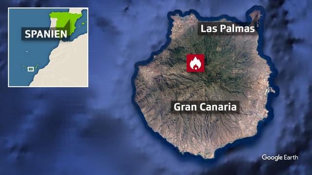 Karte von Gran Canaria Karte von Gran Canaria