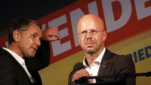 Höcke und Kalbitz. Höcke und Kalbitz.
