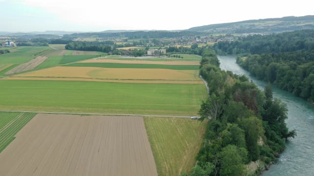 Luftaufnahme des Areals für den Golfplatz Gnadenthal Luftaufnahme des Areals für den Golfplatz Gnadenthal