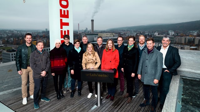Das «Meteo-Team» freut sich, Ihnen einen Einblick in den Redaktionsalltag zu gewähren. Das «Meteo-Team» freut sich, Ihnen einen Einblick in den Redaktionsalltag zu gewähren.