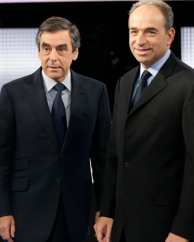 François Fillon (links) und Jean-François Copé. François Fillon (links) und Jean-François Copé.