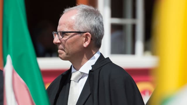 Stefan Sutter an der Landsgemeinde 2015. Stefan Sutter an der Landsgemeinde 2015.
