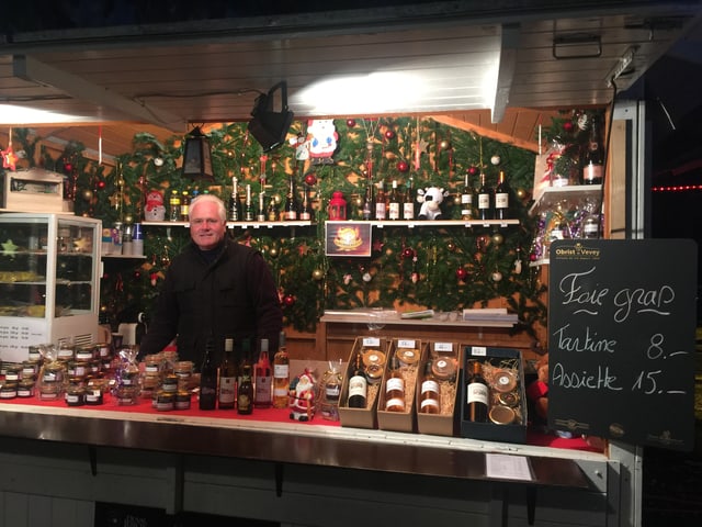 Stand mit Foie Gras Stand mit Foie Gras