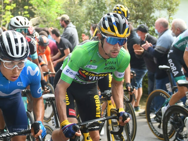 Der Slowene Primoz Roglic. Der Slowene Primoz Roglic.