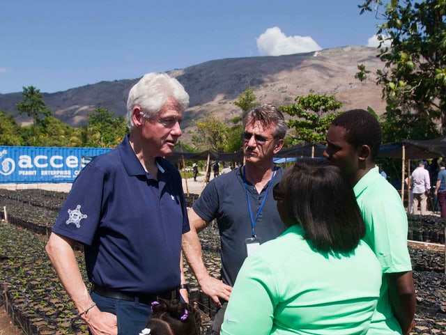 Bill Clinton und Sean Penn Bill Clinton und Sean Penn