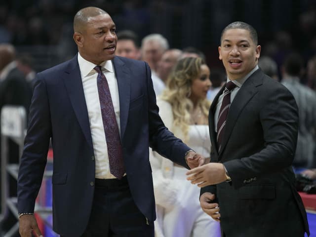 Doc Rivers (links) und Tyronn Lue. Doc Rivers (links) und Tyronn Lue.