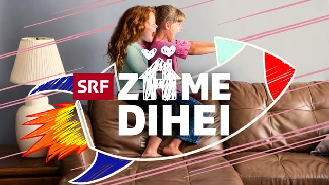 Logo Zäme dihei. Logo Zäme dihei.
