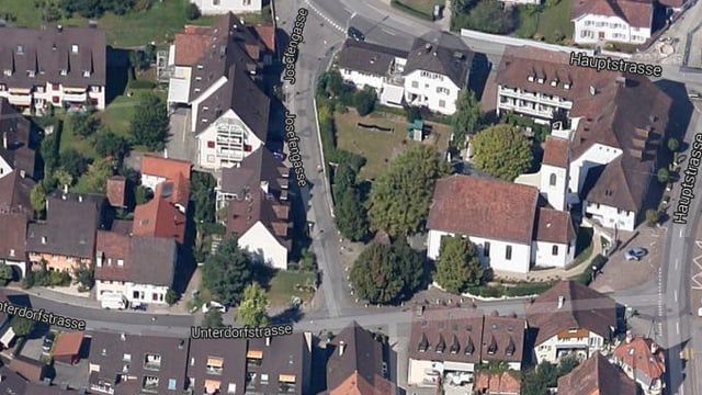 Flugansicht von Dornach Flugansicht von Dornach