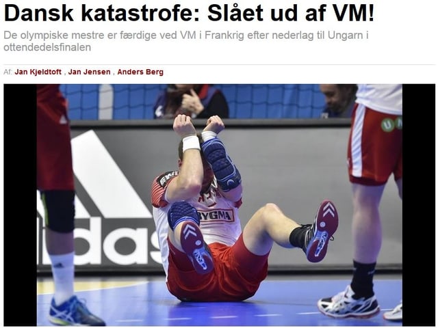 Ausschnitt der Zeitung Ekstra Bladet Ausschnitt der Zeitung Ekstra Bladet