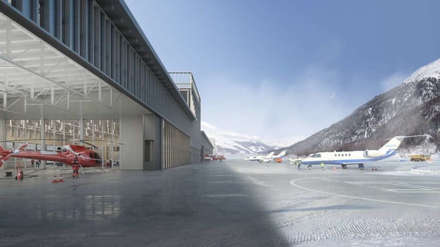 Visualisierung neuer Flughafen Visualisierung neuer Flughafen