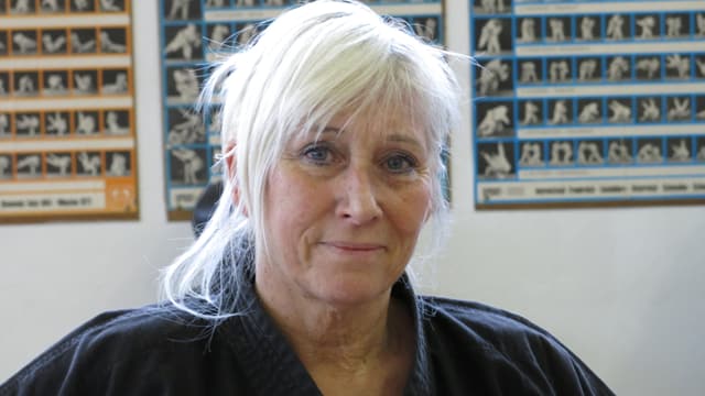 Porträt von Sandra Gilomen. Porträt von Sandra Gilomen.