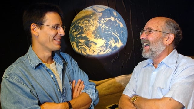 Die Schweizer Astronomen Didier Queloz und Michel Mayor Die Schweizer Astronomen Didier Queloz und Michel Mayor