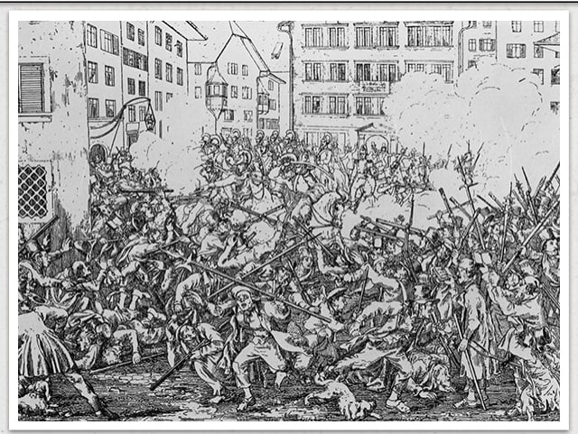 Schlacht beim Züriputsch 1839. Schlacht beim Züriputsch 1839.