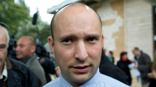 Naftali Bennett von der israelischen Siedlerpartei Naftali Bennett von der israelischen Siedlerpartei