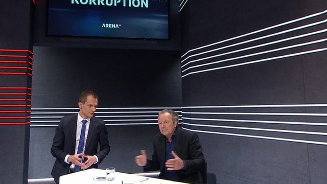 Der Experte in der «Arena», Strafrechtsprofessor und Korruptionsexperte Mark Pieth. Der Experte in der «Arena», Strafrechtsprofessor und Korruptionsexperte Mark Pieth.