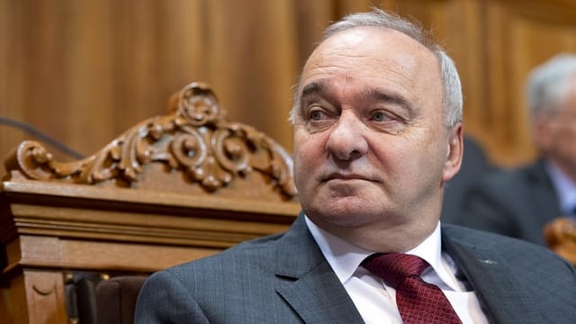 Der Schwyzer SVP-Ständerat Alex Kuprecht. Der Schwyzer SVP-Ständerat Alex Kuprecht.