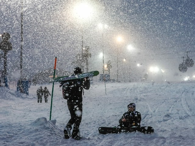 Schnee in Sotschi Schnee in Sotschi