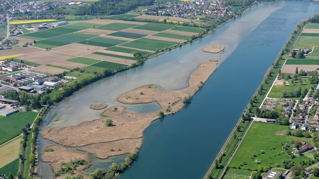 Der Stausee von oben Der Stausee von oben