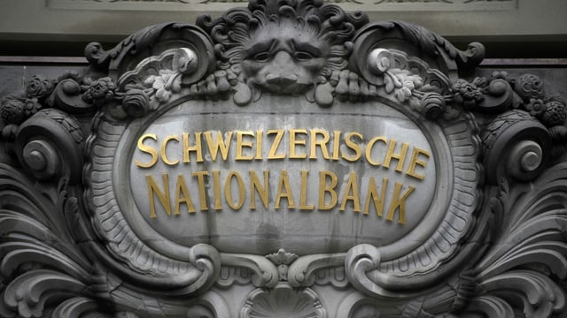 Schriftzug SNB. Schriftzug SNB.
