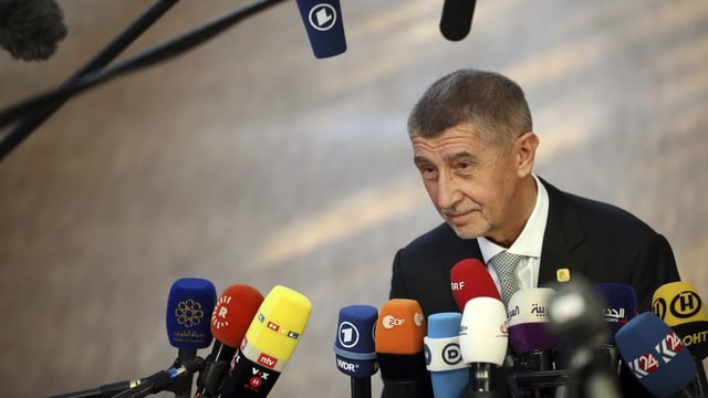 Tschechiens Ministerpräsident Andrej Babiš Tschechiens Ministerpräsident Andrej Babiš