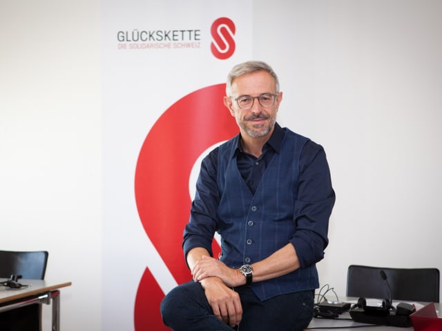 Dani Fohrler am Freitag im Glückskette-Studio.