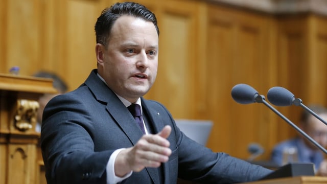 SVP-Nationalrat Sebastian Frehner SVP-Nationalrat Sebastian Frehner