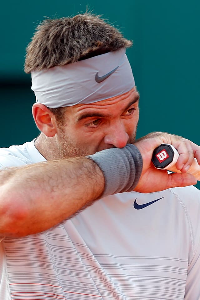 Del Potro kämpft noch immer mit den Folgen seiner Virus-Erkrankung. Del Potro kämpft noch immer mit den Folgen seiner Virus-Erkrankung.
