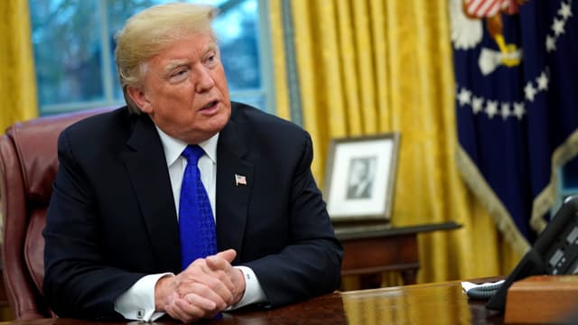 US-Präsident Donald Trump. US-Präsident Donald Trump.