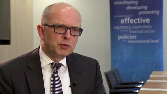 Dietrich Domanski, Generalsekretär Financial Stability Board (FSB) Dietrich Domanski, Generalsekretär Financial Stability Board (FSB)