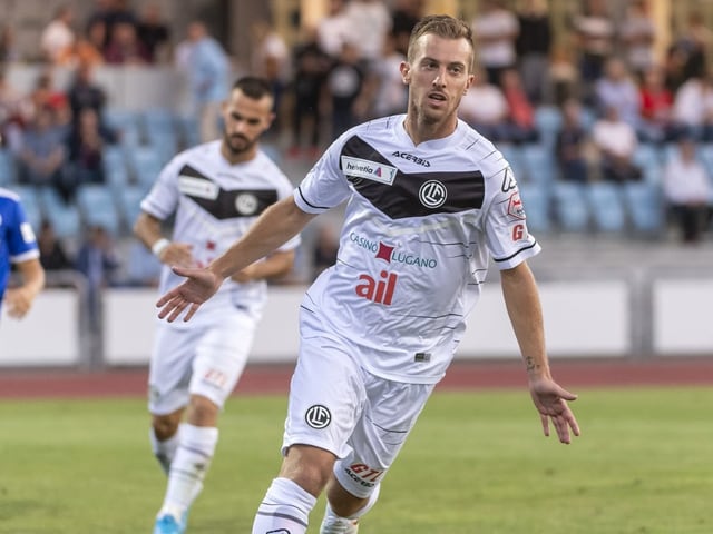 Marco Aratore nach seinem Treffer gegen Concordia. Marco Aratore nach seinem Treffer gegen Concordia.