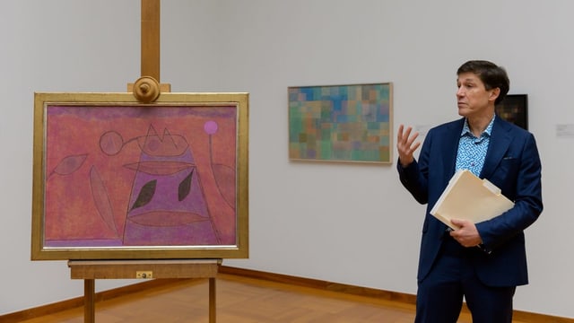 Josef Helfenstein präsentiert OHNE TITEL von Paul Klee. Josef Helfenstein präsentiert OHNE TITEL von Paul Klee.
