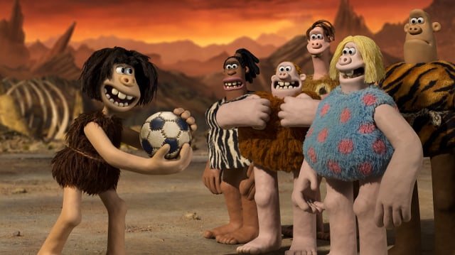 Die Knetfiguren spielen Fussball Die Knetfiguren spielen Fussball