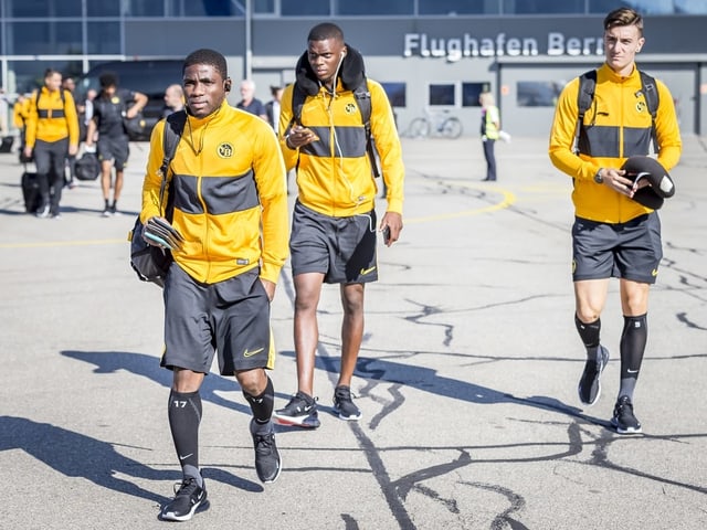 YB-Spieler. YB-Spieler.