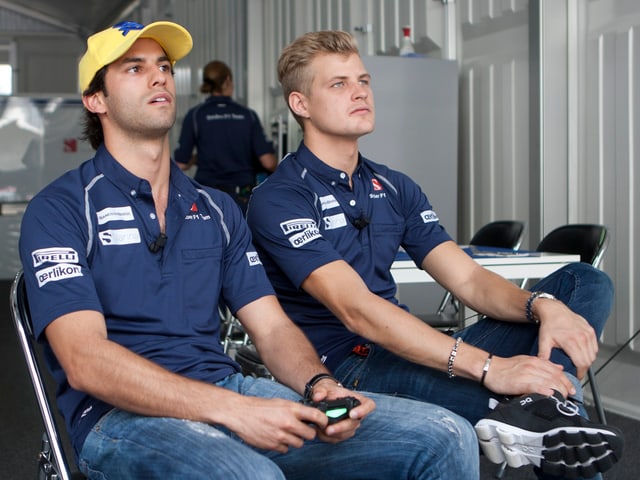 Das Sauber-Duo Felipe Nasr und Marcus Ericsson. Das Sauber-Duo Felipe Nasr und Marcus Ericsson.