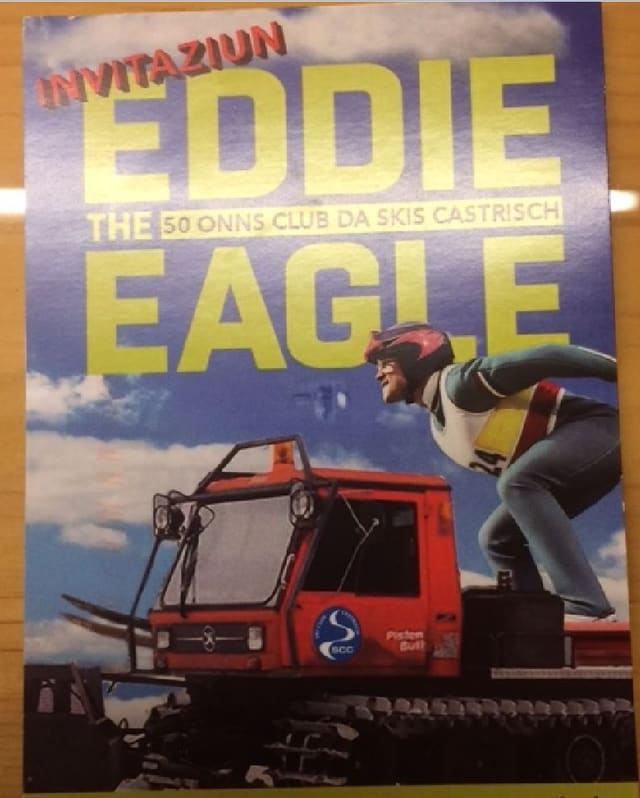 L'invit dal Club da skis Castrisch a la preschentaziun dal film Eddie the eagle. L'invit dal Club da skis Castrisch a la preschentaziun dal film Eddie the eagle.